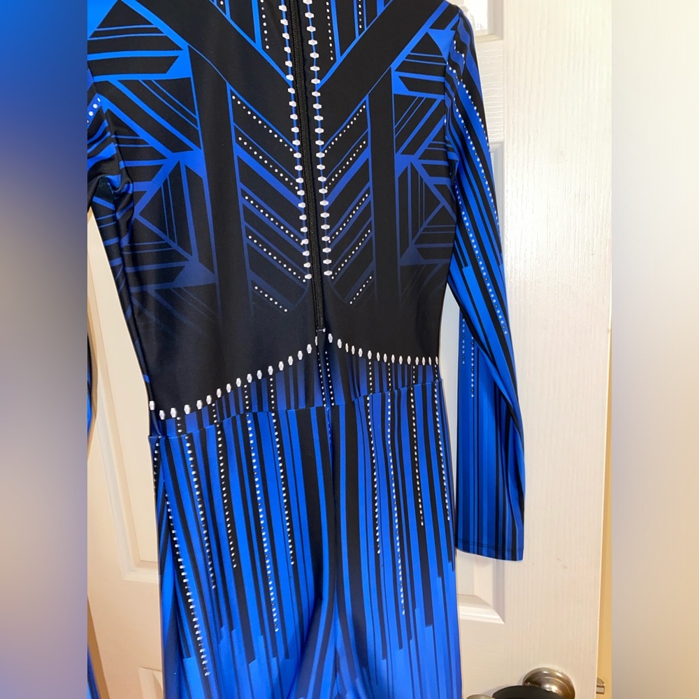Blue Dance Unitard - Picture 2 of 2